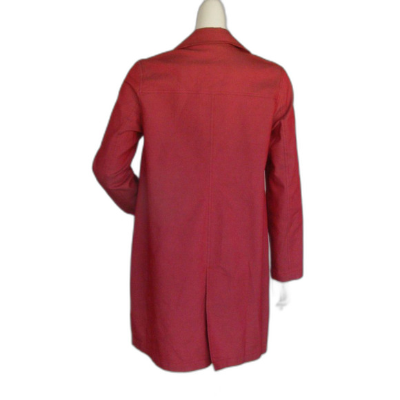 OLD NAVY Maternity Coat, M, Trench, Dusty red, Pockets, Buttons - Picture 4 of 11